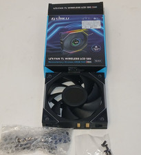 Lian Li Uni Fan TL Wireless LCD 120 - BLACK - 1 Pack - COMPLETE  (Read)  picture