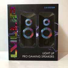Vivitar LVLUP Light Up Pro Gaming Speakers Multicolor LED, Standard 3.5mm plug picture