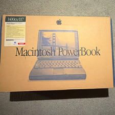 Apple PowerBook 1400cs/117 11.3in Black 64MB 800MB HDD CD-ROM Mac OS 8 picture