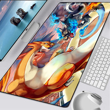 AlCharizard Vs Mega Charizard Pokémon New Gamming Mouse pad EC4 Desk Pad picture