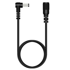 DC Extension Cable 5.5×2.1 / 5.5×2.5mm - 90° Angle Male to Female 18AWG picture