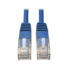 3Ft CAT 5e CAT 5 ETHERNET NETWORKING CABLE Blue Brand New (PACK OF 5) picture