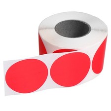 Thermal Label Sticker Roll Yellow for Clear Label Printing and Mailing picture