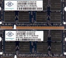 2GB (2x 1GB Kit) Alienware Area-51 m7700 Clevo D9T D900T DDR2 Laptop RAM Memory picture