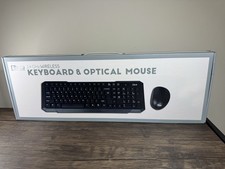 NEW Sealed Box- Vivitar QUB Works 2.4 Ghz Wireless Keyboard & Optical Mouse picture