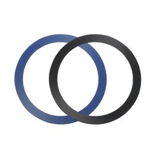 2Pcs Adapter Ring, Wireless Charger Conversion Kit, Black, Blue picture