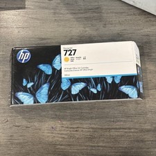 5/2023 Genuine HP 727 Yellow 300ml F9J78A DesignJet T1500 T920 T2500 Retail Box picture