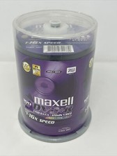 Maxwell DVD-R Discs 4.7GB/16X/120 MIN Brand New and Sealed 100 Pack picture