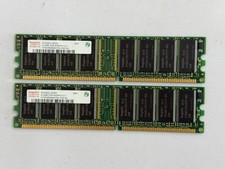 1GB 2x512MB PC3200 HYNIX DDR-400 Ram Memory Kit HYMD564646CP8J-D43 AA DDR1 CL3 picture