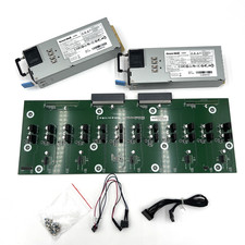 ASRock 4U12G ROBIN PDB Asrock AMD BC-250 Breakout Board w 2x1200w Power Supplies picture