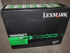 Lexmark T650H84G Black High Yield Toner Cartridge Genuine OEM T650 T652 T654 New picture