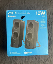 Logitech Z207 2.0 Multi Device Stereo Speaker 980-001294 - Black OPEN BOX Tested picture