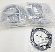(QTY 23) Quest Technology Int'l NPC-6110 Non Booted Patch Cord Black 10FT Cat6 picture