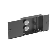 Panduit FWME4 Wall Mount Fiber Enclosure 4 FAP/Cassette Slots Black picture
