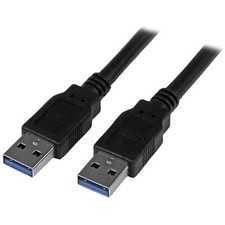 StarTech USB3SAA6BK 6 ft Black SuperSpeed USB 3.0 Cable A to A - M/M picture
