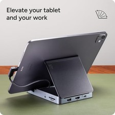 ZAGG 6-PORT MEDIA HUB – FOR IPAD, CHROMEBOOK, ANDROID & MORE – HDMI 4K -  BLACK picture