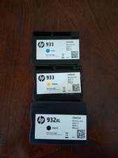 lot HP  932xl Black 933 yellow cyan New no Box  Ink Cartridges  Fast Ship 12/26 picture