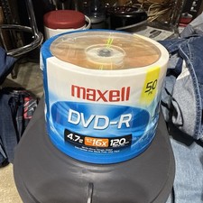 Maxell DVD-R Video Recordable Discs 4.7GB 16x 120 Min 50 Pack Spindle picture