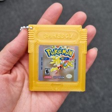 Pokémon Gold GameBoy Cartridge  Keychain Souvenir Mockup picture