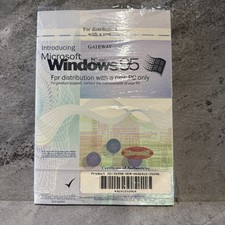 NOS OEM HP Microsoft Windows 95 CD - Un-Sealed For Gateway Computers. picture