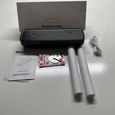Aixiqee A80 Portable Wireless Bluetooth Thermal Printer - New Open Box picture