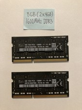 SK Hynix 8GB (2x4GB) 1600MHz DDR3L SDRAM SODIMM 1Rx8 PC3L-12800S picture