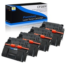 4 PK Black Toner Cartridge CF281X For HP LaserJet Enterprise MFP M630dn M630f picture