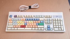 RARE Avid Media Composer Keycaps PS/2 PC Keyboard EXCELLENT Local Pickup LA picture
