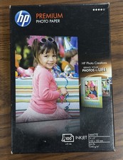 HP Premium Photo Paper Matte Finish 4x6 100 count INKJET Printers Q6563A SEALED picture
