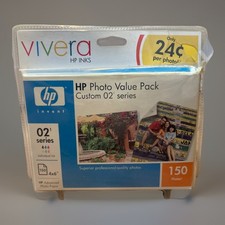 📸 Vintage HP Photo Value Pack – Custom 02 Series – Sealed 🖨️ NEW RARE picture
