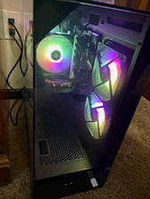 iBUYPOWER Gaming Desktop PC Tower, Black, RGB Lighting, Tempered Glass picture