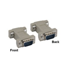 HD15 Male to HD15 Male Molded Adapter 15 Pin Connector Gender Changer VGA SVGA picture