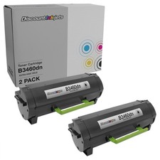 Compatible Toner Cartridges for Dell B3460 331-9807 Extra HY (Black 2pk) picture