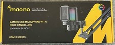 Maono Black Gaming USB Microphone With Noise Cancelling DGM20 Series picture