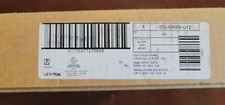 Leviton - 003-5G596-U89 - CAT 5E Flat Panel 12-Port Patch Block - Black - NEW  picture