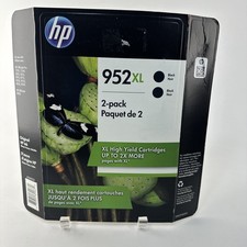 HP 952XL N9K29BN Black Ink Cartidge, 2-Pack, Expires Jan 2020 picture