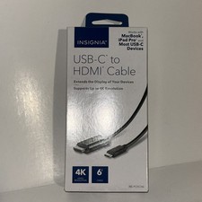 Insignia USB-C to HDMI Cable 6' Foot 4K picture