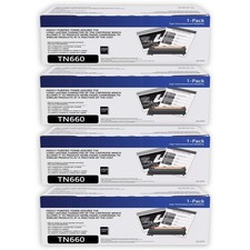 4PK TN660 Toner Cartridge  For Brother MFC-L2700DW MFC-L2300D DCP-L2540DW TN630 picture