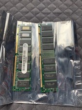 Lot Of 2 Memory Computer Parts HYM7V64801 TFG-10 64MB Japan B4 picture
