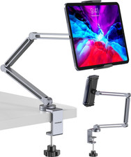 Tablet Arm Mount with Super Grip, Adjustable Foldable Holder Heavy Duty Alum... picture