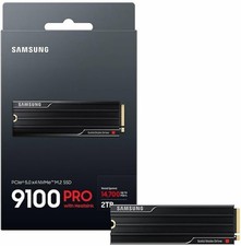 New SAMSUNG SSD 9100 PRO with Heatsink 2TB PCIe 5.0x4 M.2 2280 MZ-VAP2T0CW picture