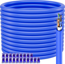 Cat 6 Shielded Ethernet Cable 328Ft/100M (20 RJ45) Cat6 Outdoor Bulk picture