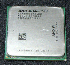 AMD ATHLON 64 3000+  1.8 GHZ  PROCESSOR, ADA3000DAA4BW , SOCKET 939, US SELLER picture