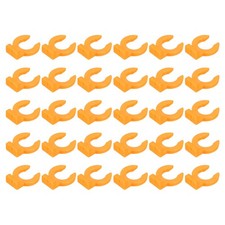 30Pcs 3D Printer Tube Collet Clips for Fixed 1.75mm Filament Printer Orange picture