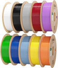 10X1KG eSUN PLA+ PLA-Basic 10 Color Bundle 3D Printer Filament 1.75mm High Speed picture