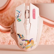 INPHIC A10 WIRELESS RECHARGEABLE BLUETOOTH MOUSE CHINESE DESIGN NEW SEALED 2.4G picture