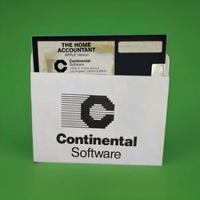 Apple II Software The Home Accountant 1983 Continental Software CA USA Tested picture