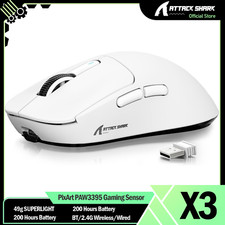 ATTACK SHARK X3 Lightweight Wireless Gaming Mouse, 49g Tri-Mode BT/2.4G/USB-C picture