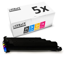 5x Cartridge replaces Konica Minolta TN210C TN210K TN210M TN210Y TN-210 TN210 picture