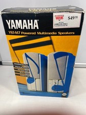 Genuine Yamaha Model YST-M7 Powered Multimedia Speakers w/ Power Supply All Orig picture